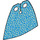 LEGO Dark Azure Standard Cape with Speckled Dots with Regular Starched Texture (20458 / 50231)