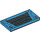 LEGO Dark Azure Tile 2 x 4 with Truck Grille (82446 / 87079)