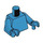 LEGO Dark Azure Torso with Arms and Hands (73403 / 76382)