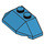 LEGO Donker Azuurblauw Wig 2 x 4 Drievoudig (47759)