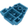 LEGO Azur foncé Coin 4 x 4 avec Jagged Angles (28625 / 64867)