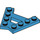 LEGO Dark Azure Wedge Plate 1 x 4 A-Frame (45°) (15706)