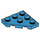 LEGO Dark Azure Wedge Plate 3 x 3 Corner (2450)