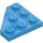 LEGO Dark Azure Wedge Plate 3 x 3 Corner (2450)