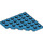 LEGO Dark Azure Keil Platte 6 x 6 Ecke (6106)