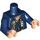 LEGO Azul oscuro Admiral Norrington Torso (973 / 76382)