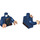 LEGO Donkerblauw Bard the Bowman Minifig Torso (973 / 76382)