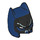 LEGO Dark Blue Batman Cowl Mask with Short Ears and Open Chin with Black (26433 / 77230)