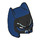 LEGO Dunkelblau Batman Cowl Maske mit Kurz Ohren und Open Chin mit Schwarz (26433 / 77230)