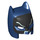 LEGO Dunkelblau Batman Cowl Maske mit Kurz Ohren und Open Chin mit Schwarz (26433 / 77230)