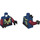 LEGO Dark Blue Blade Master Bansha (70737) Minifig Torso (973 / 76382)