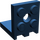 LEGO Donkerblauw Beugel 2 x 2 - 2 x 2 Omhoog (3956 / 35262)