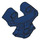 LEGO Donkerblauw Breast Schild (49423)