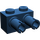 LEGO Bleu foncé Brique 1 x 2 avec 2 Pins (30526 / 53540)