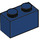 LEGO Donkerblauw Steen 1 x 2 met buis aan de onderzijde (3004 / 93792)