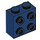 LEGO Dark Blue Brick 1 x 2 x 1.6 with Studs on One Side (1939 / 22885)