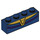 LEGO Bleu Foncé Brique 1 x 4 avec Gold Neck (3010 / 38575)