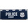 LEGO Dark Blue Brick 1 x 4 with Police 60007 and Right Badge Sticker (3010)