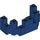 LEGO Dark Blue Brick 4 x 8 x 2.3 Turret Top (6066)