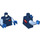 LEGO Dark Blue Bugatti Chiron Driver Minifig Torso (973 / 76382)