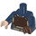 LEGO Donkerblauw Cal Kestis Minifiguur Torso (973)