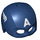 LEGO Dark Blue Captain America Helmet (45779 / 69460)