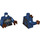 LEGO Bleu foncé Captain Carter Minifig Torse (973 / 76382)