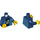 LEGO Blu scuro Checkered Giacca con Banana Maglietta Busto (973 / 76382)