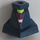 LEGO Dark Blue Chromastone Large Figure Head (88518)