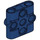 LEGO Donkerblauw Connector Balk 1 x 3 x 3 (39793)