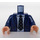 LEGO Ciemny niebieski Creed Bratton Minifigurka Tułów (973 / 76382)