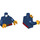 LEGO Dark Blue Cyclops Minifig Torso (973 / 76382)