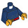 LEGO Dunkelblau Cyclops mit Dark Blau Suit Minifig Torso (973 / 76382)