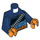 LEGO Bleu foncé Deathstroke Minifig Torse (973 / 76382)