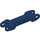 LEGO Dark Blue Double Ball Joint Connector with Squared Ends and Open Axle Holes (89651)