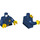 LEGO Dark Blue Double-Breasted Police Coat Torso (973 / 76382)