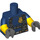 LEGO Dark Blue Duke DeTain Minifig Torso (973 / 16360)