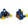 LEGO Dark Blue Edna Minifig Torso (973 / 76382)