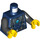 LEGO Donkerblauw Eglor Torso (973 / 76382)