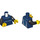LEGO Dark Blue Ford Race Driver Minifig Torso (973 / 76382)