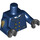 LEGO Donkerblauw GCPD Officer Minifig Torso (973 / 88585)
