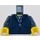 LEGO Bleu foncé Harry Potter Torse avec Dark Bleu Bras et Jaune Mains (973)