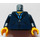 LEGO Dark Blue Harry Potter Torso with Dark Blue Arms and Yellow hands (973 / 73403)