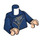 LEGO Dark Blue Harry Potter Torso with Jacket (973)