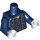 LEGO Bleu foncé Hector Barbossa Torse (76382 / 88585)