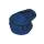 LEGO Dark Blue Helmet with Open Visor and Brim (35458)