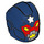 LEGO Dark Blue Helmet with Smooth Front with Justin Hammer Mask with star (28631 / 29822)