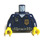 LEGO Dark Blue Highway Patrol Torso (973)