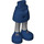 LEGO Dark Blue Hip with Basic Curved Skirt with Blue Shoes and Gray Tights with Thin Hinge (2241)