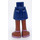 LEGO Dark Blue Hip with Basic Curved Skirt with Pink Sandals with Thin Hinge (2241)